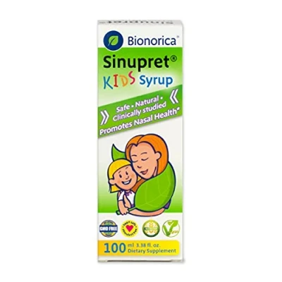 Image of Sinupret Kids Syrup, Sinus Respiratory &amp; Immune Support, 3.38 Ounce
