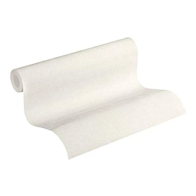 Image of Plain Wallpaper Uni New Walls A.S. Création Non Woven 10.05 m x 0.53 Creme Made in Germany 374307 37430 7