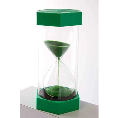 Image of Sand Timer in Safecase Perfect for Teachers Classrooms Home Or Office Décor (Extra Large 1 Min)