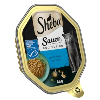 Image of Sheba Tray Sauce Lover With Tuna 85g (Pack of 18)