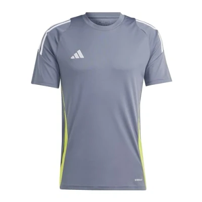 Image of adidas Performance TIRO 24 Sports Tshirt team onix white semi sol yellow, Men&#039;s, Size: Medium, yellow