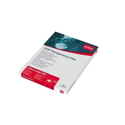 Image of Nobo Overhead Projector Film Colour Laser A4 Pack of 50