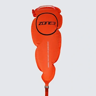Image of ZONE3 Swim Safety Belt, Hi Vis Orange, One Size
