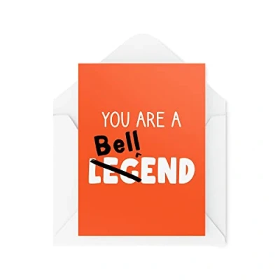 Image of Funny Novelty Greeting Cards You Are A Legend... Birthday Sister Brother Best Friend Mum Dad Banter Joke CBH1330