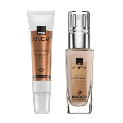 Image of Avon Power Serum + Eye Duo Set, Formulated with Protinol Technology, For Firmer Looking Skin, 7 Powerful Skin Benefits, Cruelty Free