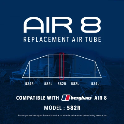Image of Air 8 Tent Replacement Tube 582R
