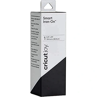 Image of Cricut Joy Smart Iron On Black 61 cm Heat Transfer Vinyl Roll (HTV) for use with Joy,