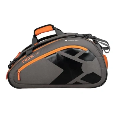 Image of NOX Racket Bag At10 Team Grey Orange Bpat10tegror