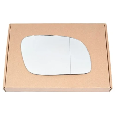 Image of Less4spares Wing Mirror Glass Right Compatible with VW Touran 2003 2009 STICK ON Driver Off Side Blind Spot