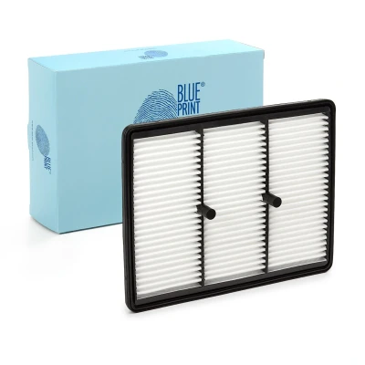 Image of 28113G2100, 28113G2700 Air Filter BLUE PRINT ADG022167 64mm 259mm 344mm Insert HYUNDAI: Ioniq, KIA: Niro