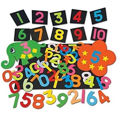 Image of Springboard Pre Cut Coloured Paper Numbers (Pack of 250)