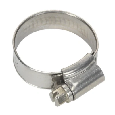 Image of Sealey Hose Clip Stainless Steel Ø22 32mm Pack of 10