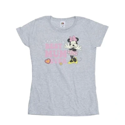 Image of Disney Women&#039;s Best Mum Ever T Shirt Sport Grey Large