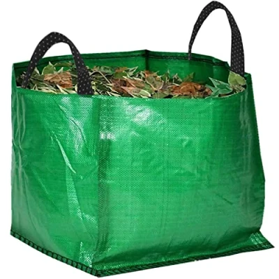 Image of SPARES2GO Large Extra Strong Garden Waste Rubbish Bag Sack (120 Litre)