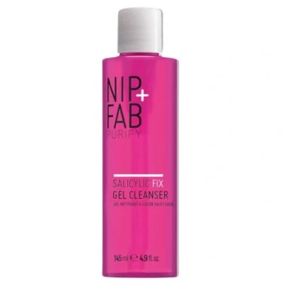 Image of Nip + Fab Salicylic Fix Gel Face Cleanser with Niacinamide, Hydrating BHA Facial Cleansing Wash, 145 ml