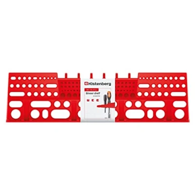 Image of Kistenberg Binner Shelf 60 Wall Organiser Holder for Tools Mount Screwdriver and Drill Storage Workshop Wan