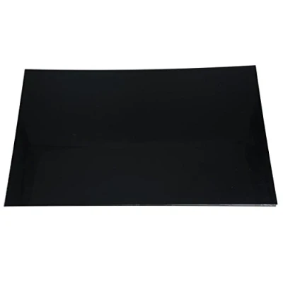 Image of Dopro Uncut 11&quot;x17&quot; DIY Blank Guitar Bass Pickguard Material Sheet Scratch Plate 29x43cm Black 3 Ply (BWB) (Cut Your Own Pickguard)