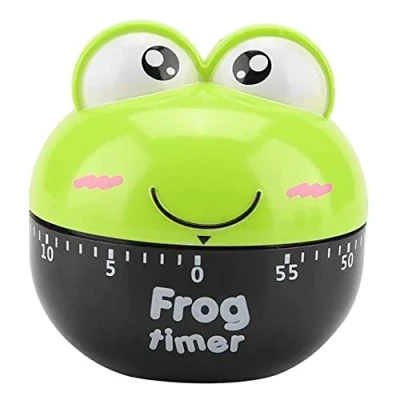 Image of Kitchen Timer Cute Cartoon Frog Shape Baking Cooking Supplies for 60 Minutes