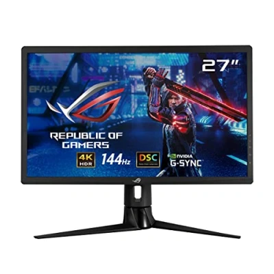 Image of ASUS ROG Strix XG27UQR DSC Gaming Monitor 27 inch, 4K (3840 x 2160), 144 Hz, DSC, DisplayHDR 400, DCI P3 90%, Adaptive Sync, black