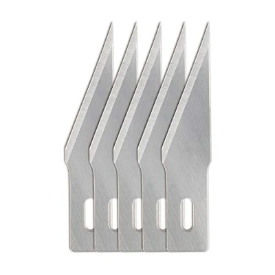 Image of Fiskars Heavy Duty Number 2 Blades, 5 Pack, Alloy Steel, Silver