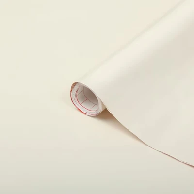 Image of d c fix vinyl wrap Magnolia gloss plain 90 cm x 2,1 m sticky back plastic roll for furniture, kitchen &amp; cupboards contact paper sticker self adhesive film