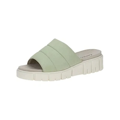 Image of CAPRICE Women&#039;s 9 27254 20 Flat Mules, Emerald, 7.5 UK