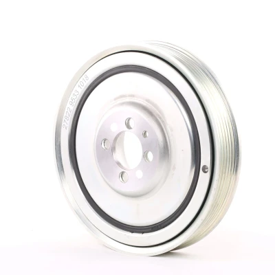 Image of 46447843, 46742883, 46780491, 55185409, 55190424 Crankshaft Pulley FEBI BILSTEIN 27822 6PK 169mm 5 with bolts/screws FIAT: Grande Punto Hatchback