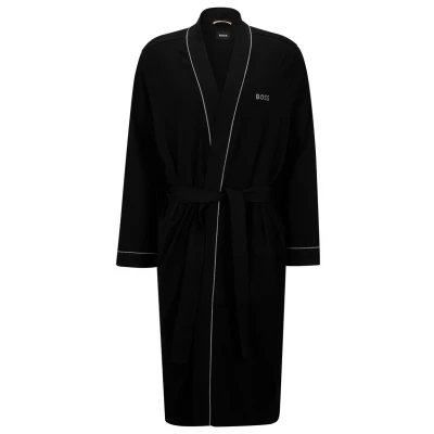 Image of BOSS Kimono Dressing gown, Men&#039;s, Size: Small, Black