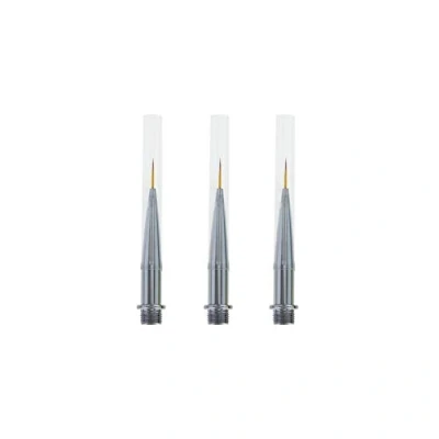 Image of Modelcraft Set of 3 Replacement Tips for PPB1079 Brush, Silver, 7 mm