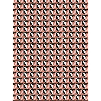 Image of Décopatch Ref FDA700O Pink &amp; Black Geometric Pattern Paper Pack Each Sheet 30 x 40cm, of 20 Sheets Best Used With Décopach Glue Varnish,