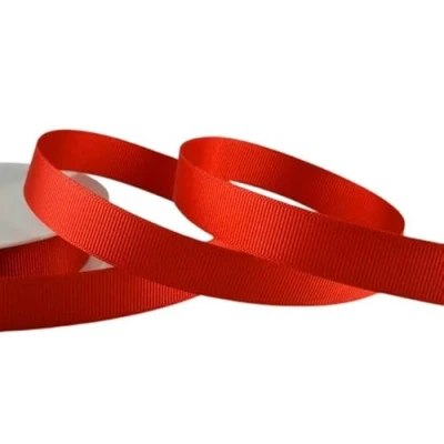 Image of Luxury Love, Valentines, Anniversary, Birthday, Christmas Ribbon Various Designs &amp; Lengths (22mm Red Grosgrain, 5 Metres)