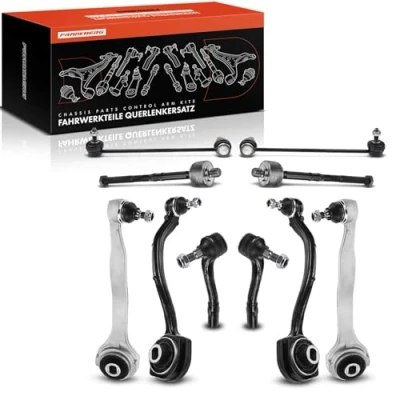 Image of Frankberg 10x Wishbone Arm Tie Rod End Ball Joint Front Compatible with C Class W203 1.8L 5.4L 2000 2007 CLK C209 A209 6.2L 2002 2010 Replace# 2033303411