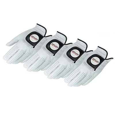 Image of Kirkland Signature Golf Gloves Premium Cabretta Leather, Medium (4 Count)