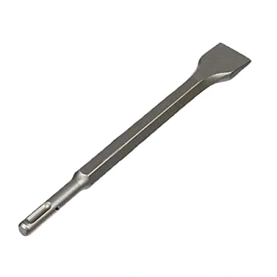 Image of Dapetz ® SDS Plus Tile Chisel 250 x 40mm Scaling Removing Chisel, Flat for use in Granite, Concrete, Masonry, Tiles, Plastic, Wood and Similar Materials