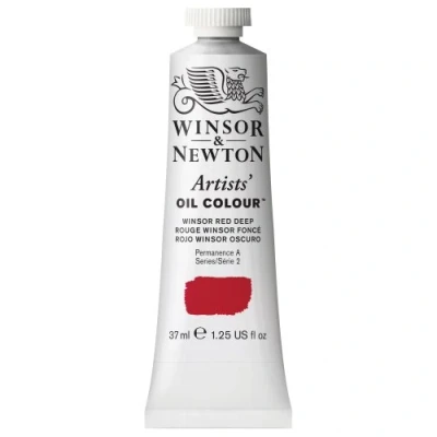 Image of Winsor &amp; Newton 37ml Artists&#039; Oil Colour Red Deep