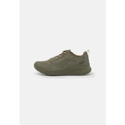Image of Skechers Sport BOBS Squad Chaos Trainers olive, Women&#039;s, Size: 3.5, Olive Textile