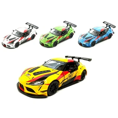 Image of KandyToys Diecast Metal 1:36 Scale Toyota Supra Racing Concept Livery Edition Model Toy Car