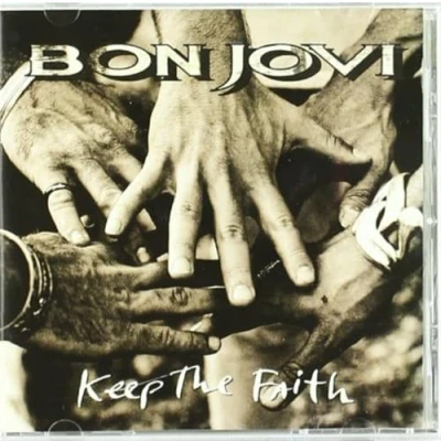 Image of Bon Jovi Keep The Faith 1992 UK CD single JOVCD8