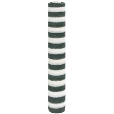 Image of vidaXL Privacy Net Green and White 2x10 m HDPE 150 g/m²