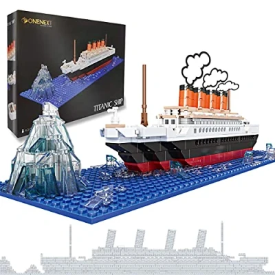 Image of OneNext RMS Titanic Model Building Block Set 548pcs 100% Compatible DIY Educational Toys 3D Puzzle Gift for Adults and Kids