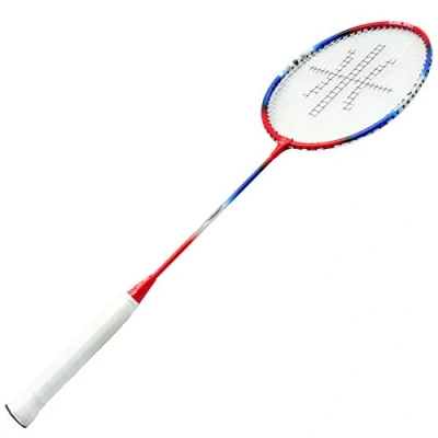 Image of Sure Shot London Youth Badminton Racket, Red/White/Blue, 23 Inch