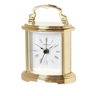 Image of Seiko Desk Clock, Metal, Gold, No Size