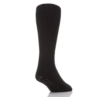 Image of Totes Ladies 1 Pair Originals Slipper Socks One Size Black
