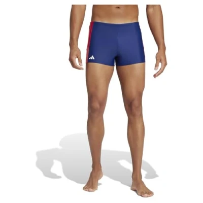 Image of adidas Performance Colorblock Swimming trunks Dark blue pure ruby lucid red, Men&#039;s, Size: Medium, red