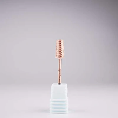 Image of New* Apex® Professional Tungsten Carbide Electric Nail Drill Bit 3/32 inch, 2.35mm Shank for Gels, Acrylics, Art, Manicure, Pedicure, Salon Nails (Large Tapered Barrel) (Medium)