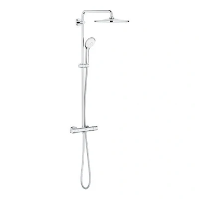 Image of GROHE Euphoria Shower System 310 m Thermostat Wall Mounted Cooltouch Chrome