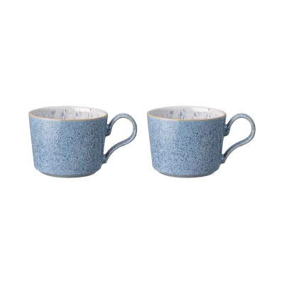 Image of Denby Studio Blue Brew Set Of 2 Tea/Coffee Cups