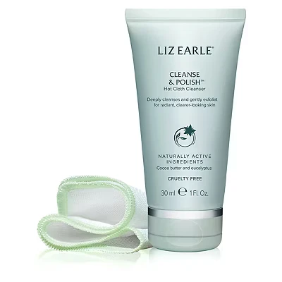 Image of Liz Earle Cleanse and Polish Hot Cloth Cleanser Starter Kit 30ml