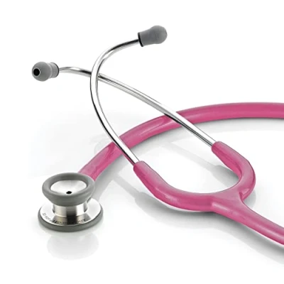 Image of ADC Adscope 604 Pediatric Clinician Stethoscope Metallic Raspberry