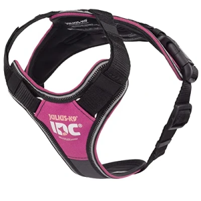 Image of IDC Longwalk Y Harness, Pink Gray, Size: XS